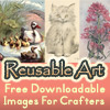 reusable art vintage image