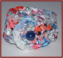 plastic bag bracelet