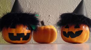 Witch pumpkins