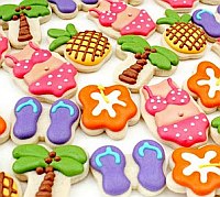 sweetsugarbelle tropical cookies