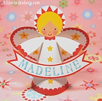 allsorts Christmas angel printable