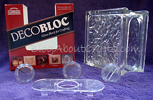 DecoBloc Glass Block for Crafting