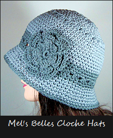 mels belles cloche hats