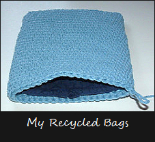 my recycled bags pot holder craft tutorial