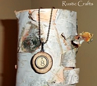 necklace craft project rustic-crafts